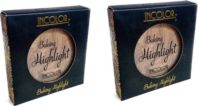 

Incolor Baking Highlighter Antique Bronze, Set Of 2, Each of 9g, Highlighter(Antique Bronze)