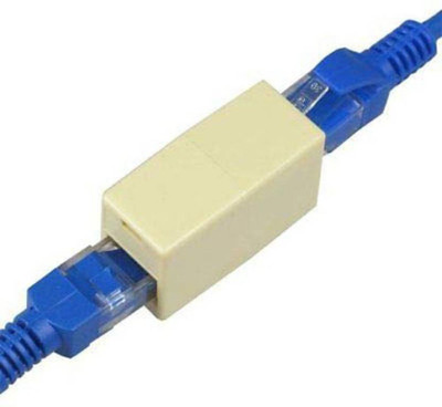 

Velentron RJ45 8P8C CAT5, CAT5E, CAT6 Female to Female (LAN) Network Cable Coupler/Adapter/Connector, Lan Adapter(10 Mbps)