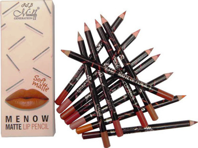 

RTB MATTE LIP SOFT MATTE PENCIL SET OF 12(MULTICOLOR)