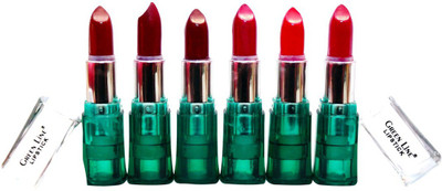 

Green line 'Green line ' Hot,bold and frost set of 6 lipsticks(Red,Rani,Mahroon,Coffee,Pink,Mahroon)