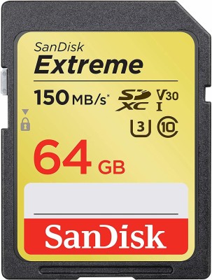 SanDisk 4K 64 GB Extreme HD Video Class 10 90 MB/s Memory Card - at Rs 930 ₹ Only