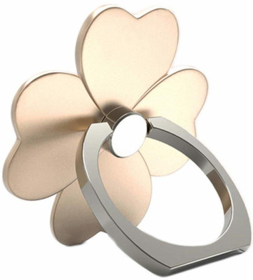 befunky Cell Phone Finger Stand, 360Â°Rotation Phone Ring Stand Holder Hand Finger Grip (Universal) (1 Unit, Rose Shape - Gold) Mobile Holder