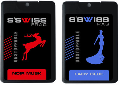

S'SWISS NOIR MUSK AND LADY BLUE UNSTOPPABLE Perfume - 40 ml(For Men & Women)