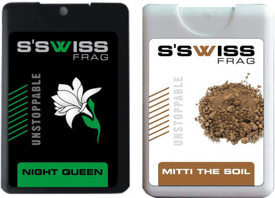 

S'SWISS NIGHT QUEEN AND MITTI THE SOIL UNSTOPPABLE Perfume - 40 ml(For Men & Women)