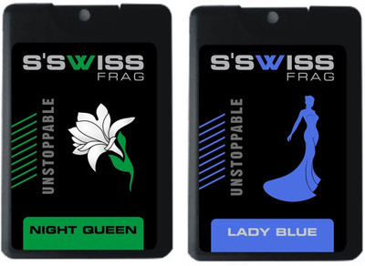 

S'SWISS NIGHT QUEEN AND LADY BLUE UNSTOPPABLE Perfume - 40 ml(For Men & Women)