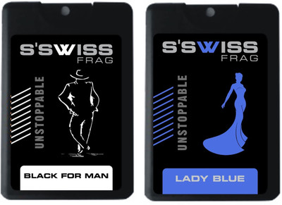 

S'SWISS BLACK FOR MAN AND LADY BLUE UNSTOPPABLE Perfume - 40 ml(For Men & Women)