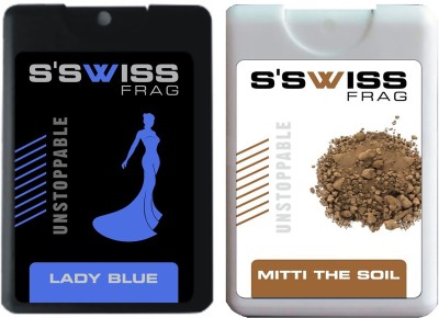 

S'SWISS LADY BLUE AND MITTI THE SOIL UNSTOPPABLE Perfume - 40 ml(For Men & Women)