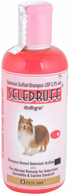 

Pet Care SELEDRUFF SHAMPOO 200ML Anti-dandruff NA Dog Shampoo(198 ml)