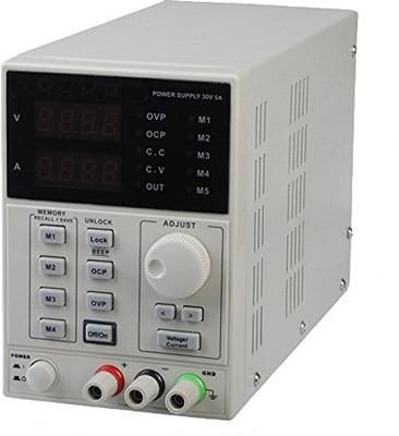 

Buyyart New Original KD3005D - Programmable Precision Variable Adjustable 30V, 5A DC Linear Power Supply Digital Regulated Lab Grade 750 Watts PSU(White)