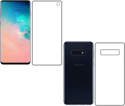 The Best Choice Nano Glass for Samsung galaxy S10 E front and back nano 360° screen guard/Full screen protector/Hammer glass/Anti fingerprint screen protector/Buff guard