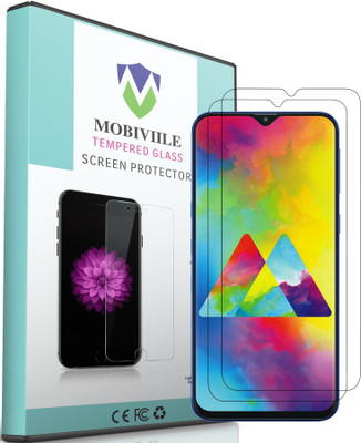 MOBIVIILE Tempered Glass Guard for Samsung Galaxy A30, Samsung Galaxy A30s, Samsung Galaxy A50, Samsung Galaxy A50s, Samsung Galaxy M30, Samsung Galaxy M30s, Samsung Galaxy A20(Pack of 2)