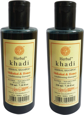 

Herbal Khadi SHIKAKAI & HONEY CONDITIONER-SLS,PARABEN FREE(210ml.)(420)