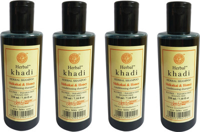 

Herbal Khadi SHIKAKAI & HONEY CONDITIONER-SLS,PARABEN FREE(210ml.)(840)