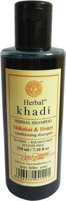 

Herbal Khadi SHIKAKAI & HONEY CONDITIONER-SLS,PARABEN FREE(210ml.)(210 ml)