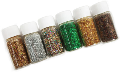 

Gold Score 6 Shade Pollster Glitter-(MultiColor)