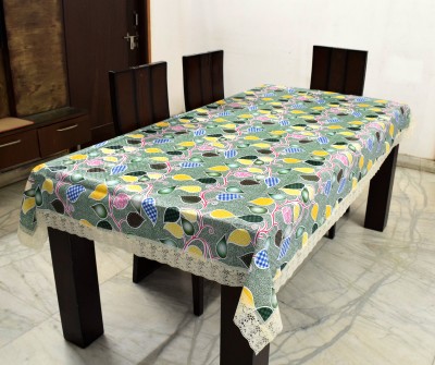 Dakshya Industries Printed 6 Seater Table Cover(Green, PVC (Polyvinyl Chloride))