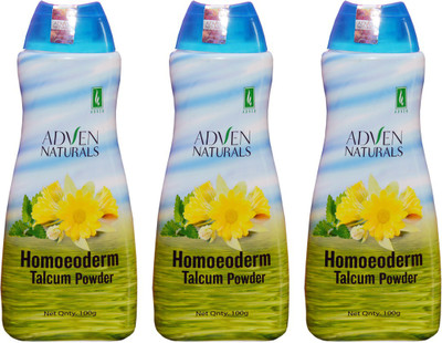 

Adven Naturals HOMEODERM TALCUM POWDER(PACK OF 3)(300 g)