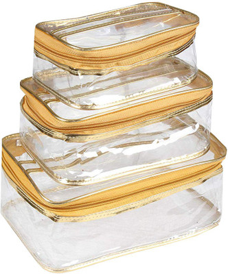 

Pretty Krafts 3117 - Gl cosmetics, jewellery, toiletries, medicine box Vanity Box(Golden)