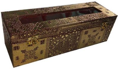 

Diamond box12 Golden Single Beautiful Bangle Box Vanity Box(golden)