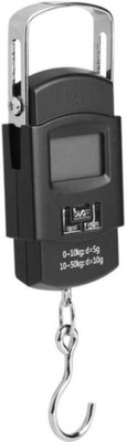 

Urweigh 50Kg Portable Hanging Luggage Weight Machine Digital for Weighing Household Items Weighing Scale(Black)