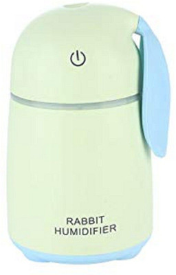 

Clomana New Rabbite Original air freshner type humidifier cool mist Ultrasonic electric Mini USB portable Home Office Car Room Bedroom Hall kitchen bathroom table and home decore air freshner Type air cleaner humidifeir with led light (Multicolor) Portabl