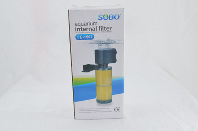 

Sobo Sobo FE-1502 Power Aquarium Filter(Mechanical Filtration for Salt Water and Fresh Water)