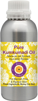 

Deve Herbes Pure Kumkumadi Oil - Premium Quality 100% Natural Therapeutic Grade(1250 ml)