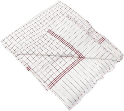 V.R.ENTERPRISES Checkered Double Top Sheet for  AC Room(Cotton, Multicolor)