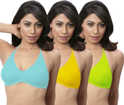 Selfcare Summer Collection Women T-Shirt Non Padded Bra(Multicolor)