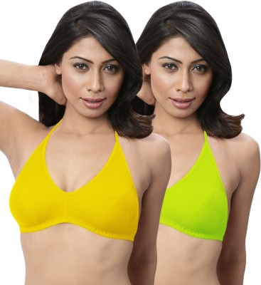 Selfcare Summer Collection Women T-Shirt Non Padded Bra(Multicolor)
