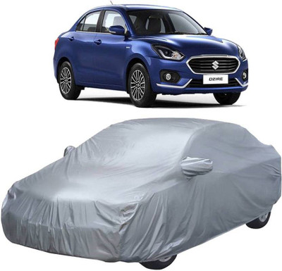 ask Car Cover For Maruti Suzuki Swift Dzire (Without Mirror Pockets)(Silver)