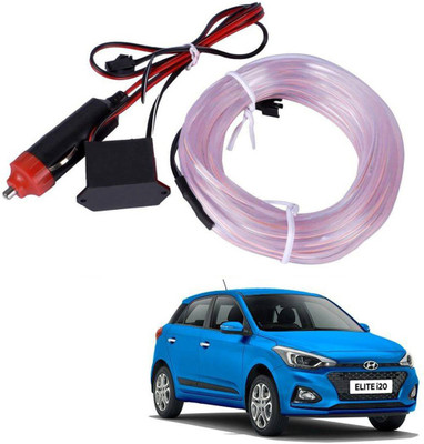 RWT EL Wire Car Interior Light With Controler (Ice Blue) For Innova Car Fancy Lights(Blue)