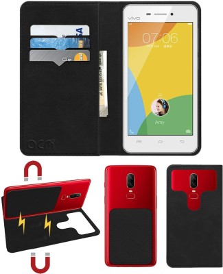 ACM Flip Cover for Vivo Y31l(Black, Cases with Holder, Pack of: 1)