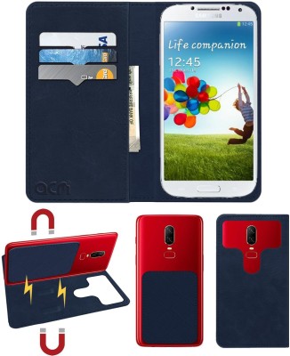 ACM Flip Cover for Samsung Galaxy S4 Cdma S-Iv(Blue, Cases with Holder, Pack of: 1)
