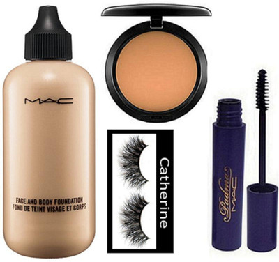 

catherine Eyelashes & Face And Body Foundation, Padma Mascara, Compact(Set of 4)