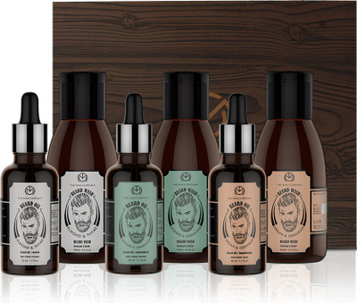 

The Man Company Beard Bros kit for men (Beard oil and Beard wash)(Set of 6)