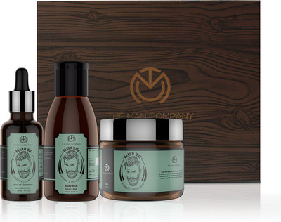 

The Man Company Lavender & Cedarwood Premium Beard Care Kit - Beard Wash (100ml), Beard Oil (30 ml), Beard Wax (50gm)(Set of 3)