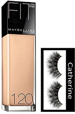 

catherine Eyelashes, New York Fit Me Foundation(Set of 2)