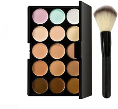 

RTB 15 COLOUR CONTOUR CONCEALER WITH FOUNDATION BRUSH(Set of 2)