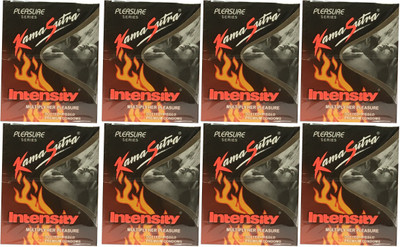 KamaSutra INTENSITY PACK OF 8 Condom(Set of 8, 24S)