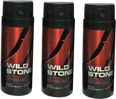 

Wild Stone ULTRA SENSUAL ( PACK OF 3) Body Spray - For Men & Women(150 ml, Pack of 3)