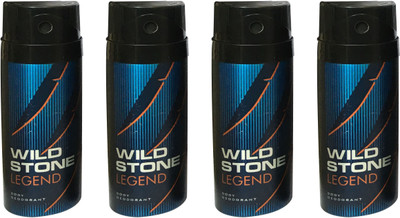 

Wild Stone LEGEND ( PACK OF 4) Body Spray - For Men & Women(150 ml, Pack of 4)