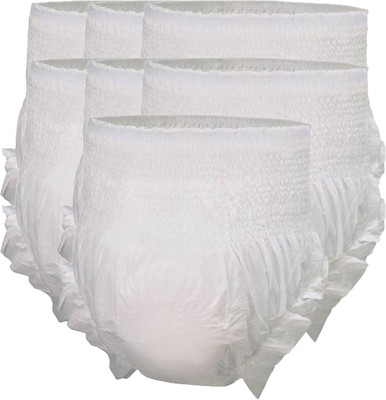 

CARETEK Pant Style Pullup Pack of 7 Adult Diapers - L - XL(7 Pieces)