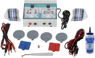 

AMAZEPHYSIOSOLUTIONS White Electro Therapy Combination Therapy (Combi Tens+Ms) Mini Deluxe Electrotherapy Device APS008 Electrotherapy Electrotherapy Device(APS008)
