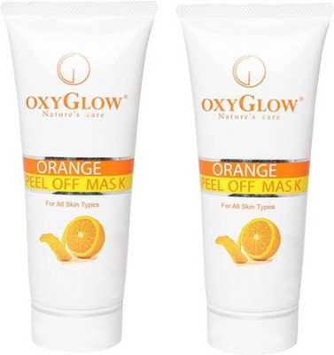 Oxyglow ORANGE PEEL OFF MASK 200 ML PACK OF 2(200 ml)