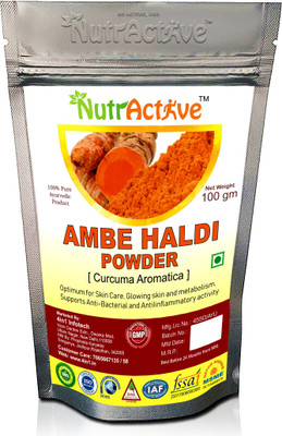 

NutrActive Wild Turmeric/ Jangli Haldi (100 gm ) - Kasthuri Turmeric (Manjal) from Kerala - (CIRCUMA AROMATICA POWDER)(100 g)