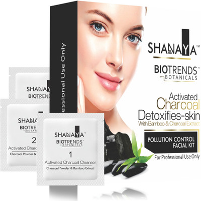 

Shanaya Biotrends Botanicals Activated Charcoal Facial Kit 33 g