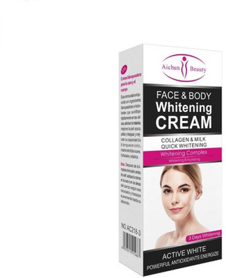 AICHUNBEAUTY 120ml Skin Whitening Cream for Body Face Dark Skin Bleaching Lotion Facial Cream(120 ml)