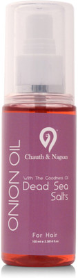 

Chauth and Nagsan Dead Sea Salts Enriched Red Onion Oil for Hair Fall & Hair Damage Hair Oil(100 ml)