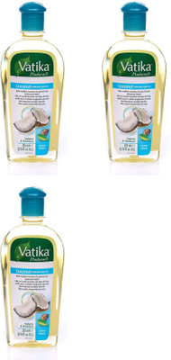 

Dabur Vatika Naturals Coconut Enriched Hair Oil Volume and Thickness, 10.14 Fluid Ounce Hair Oil(600 ml)